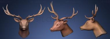 3D model deer young (STL)
